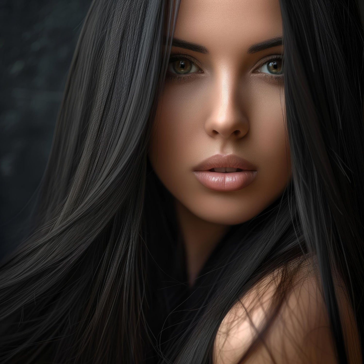 Haarverlängerung Clip-in Extensions Honigblond #1b Naturschwarz