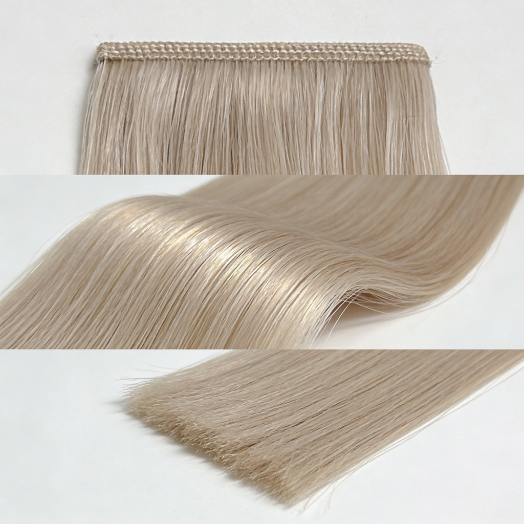Haarverlängerung #18  Aschblond