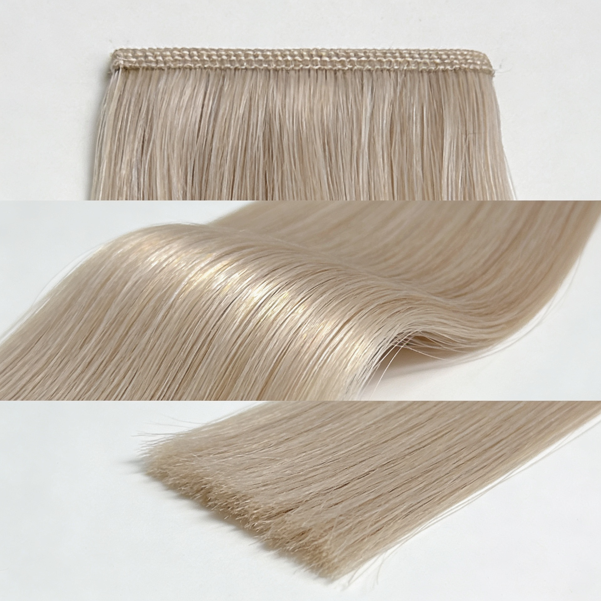 Haarverlängerung #18  Aschblond