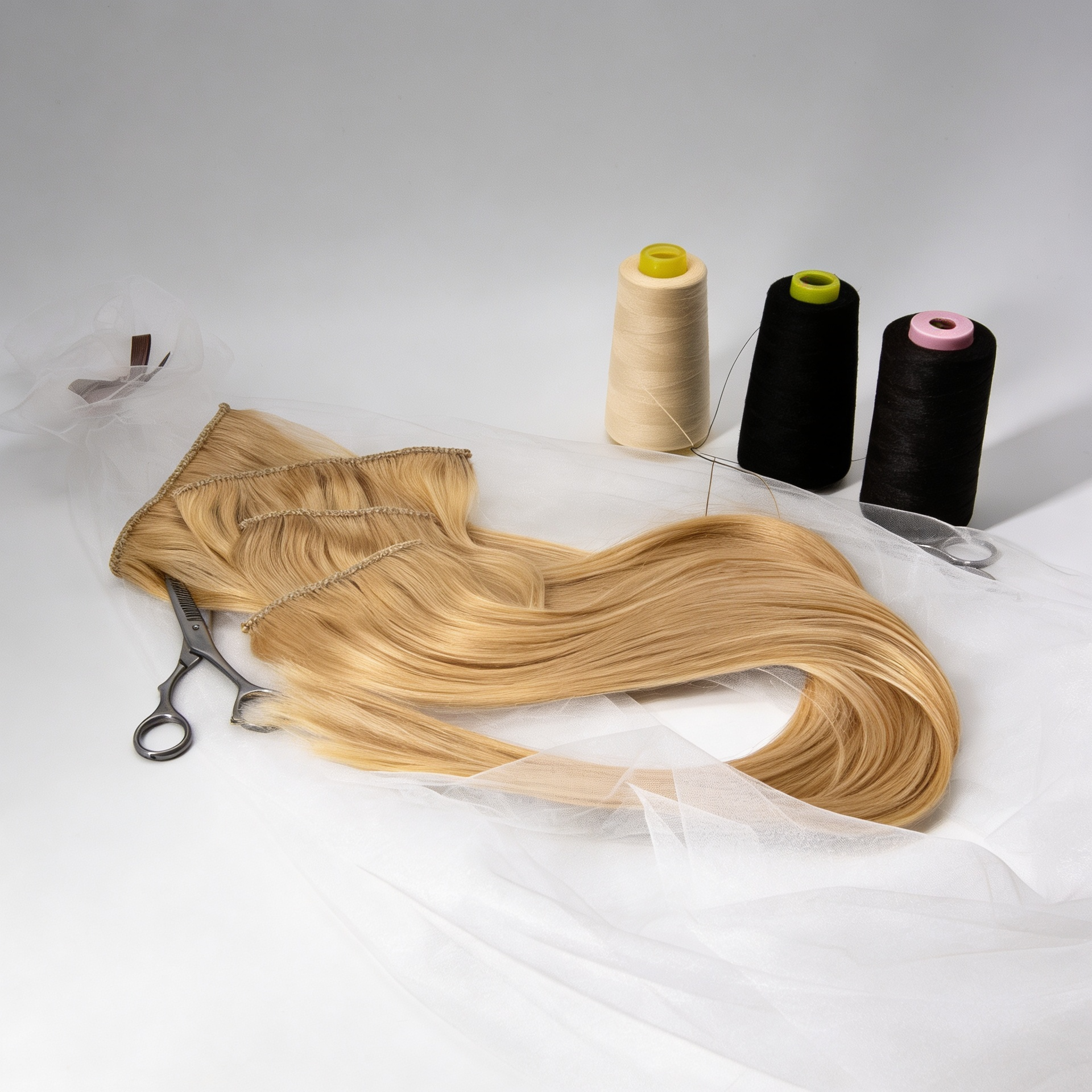 Haarverlängerung Clip-in Extensions Honigblond #24