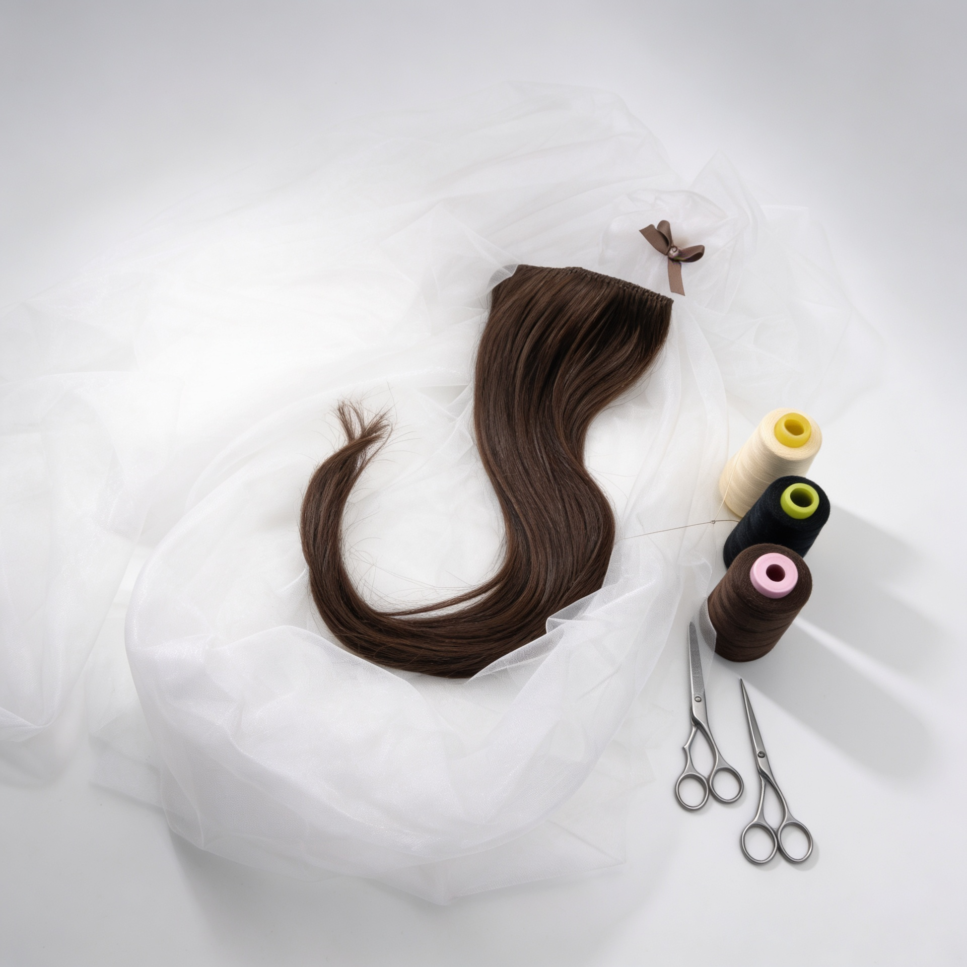 Haarverlängerung  Clip in Extensions#2 Naturbraun