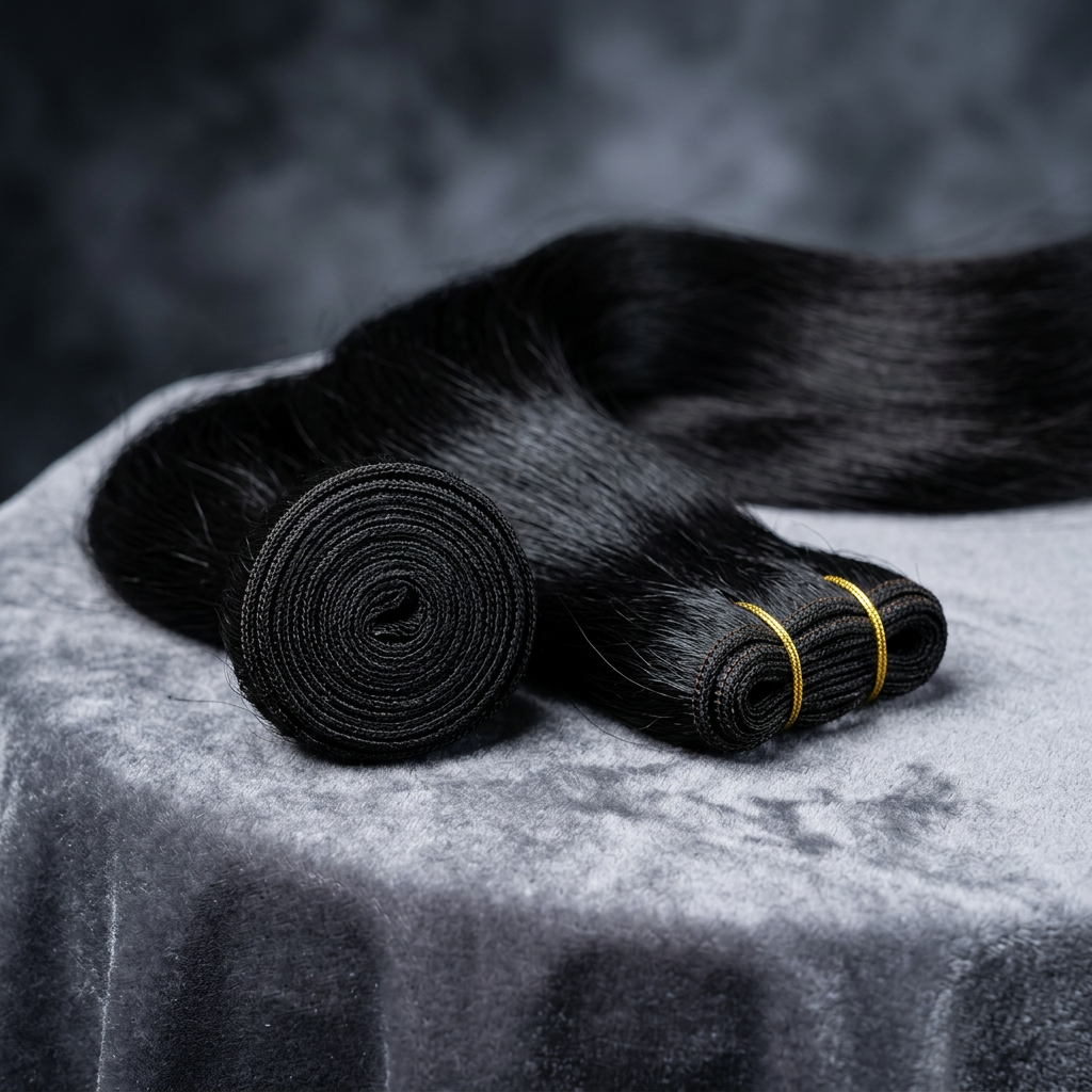 Premium Haartresse #1B Naturschwarz