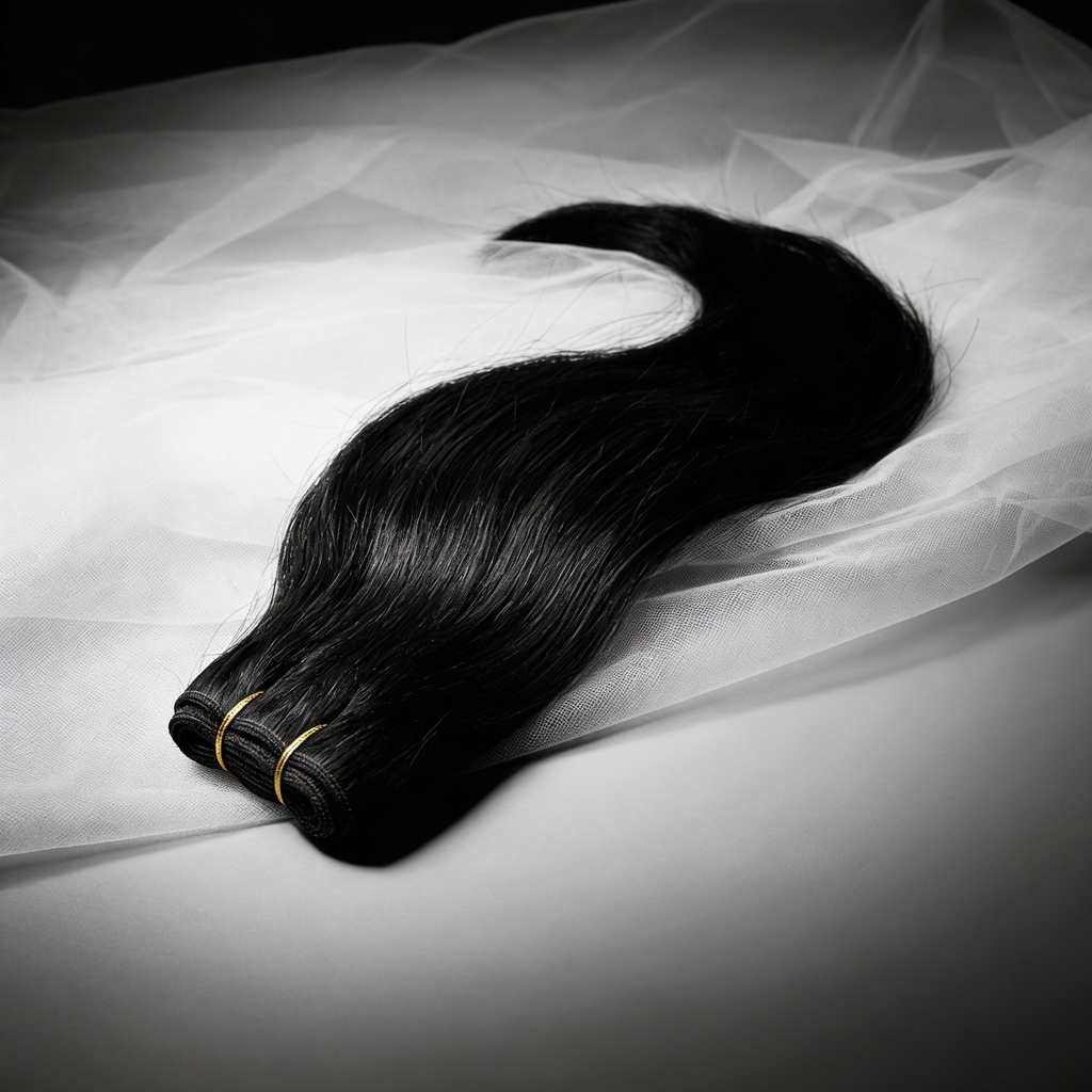 Premium Haartresse #1B Naturschwarz