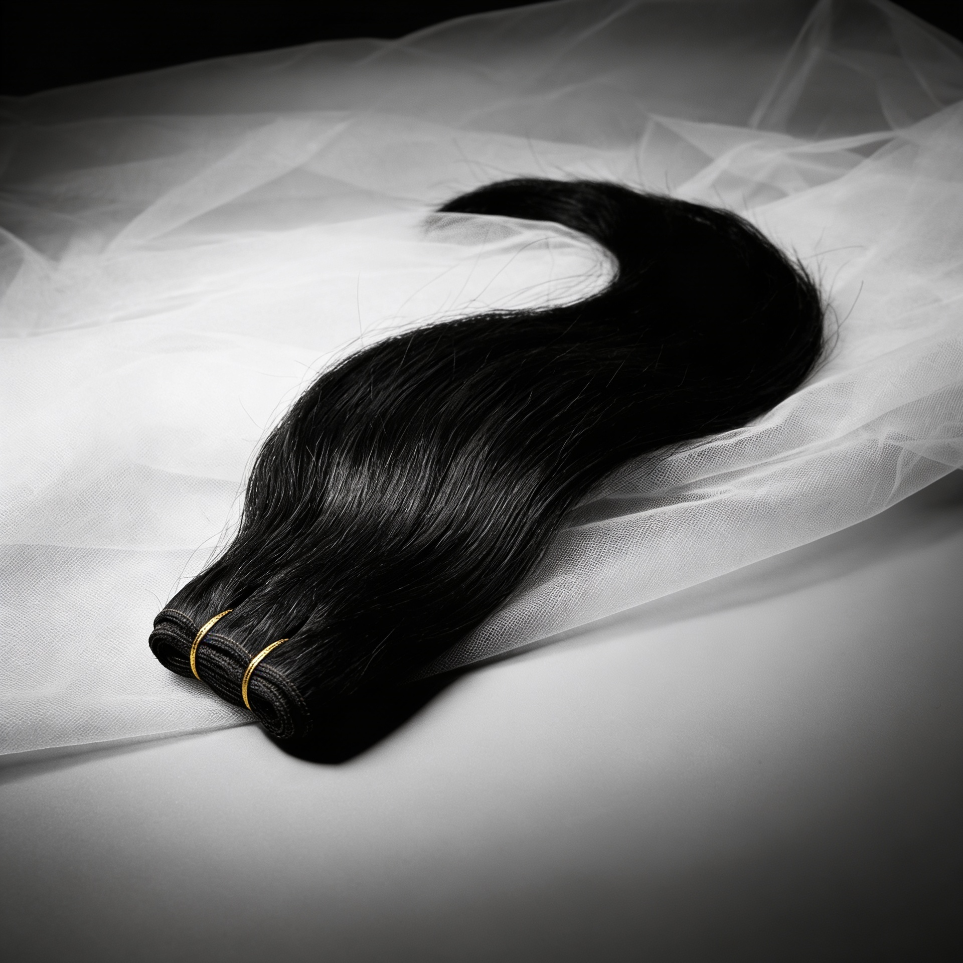 Premium Haartresse #1B Naturschwarz