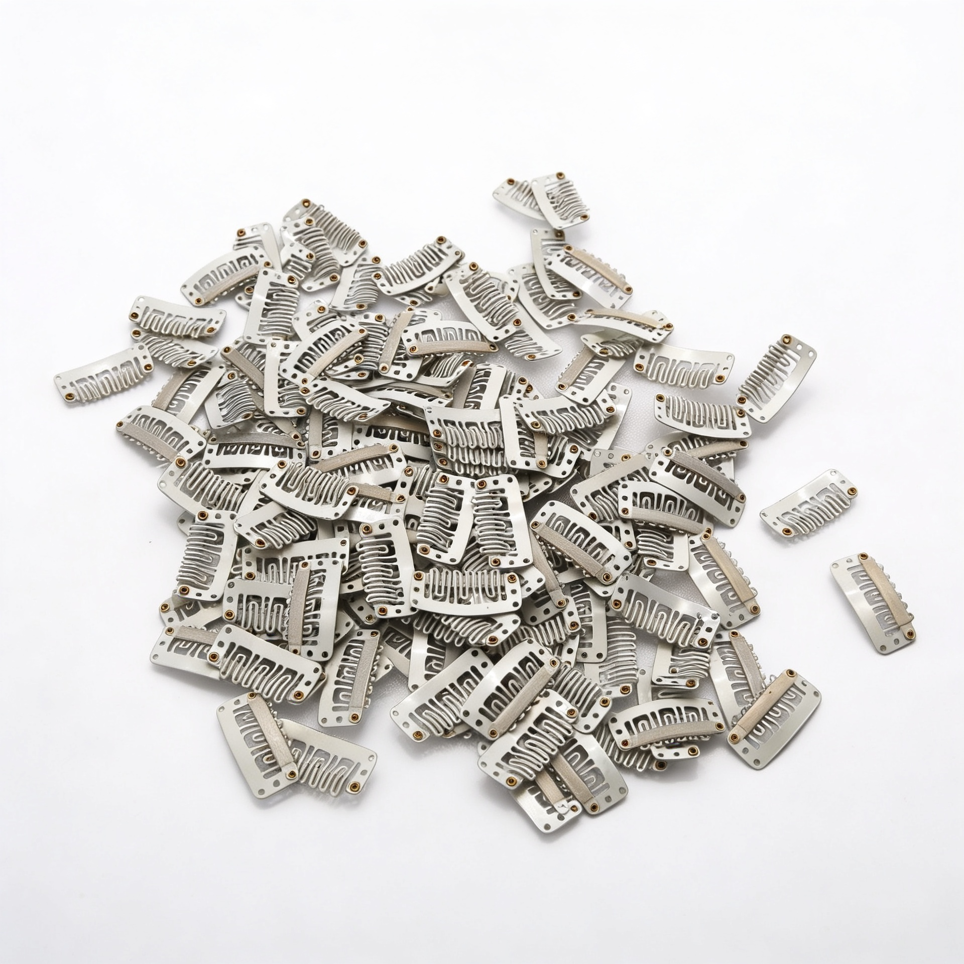 Haarwerkzeug Clip Farbe Beige