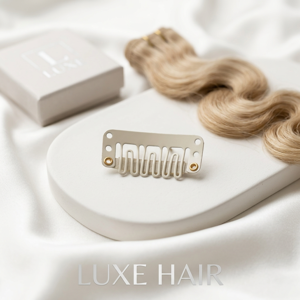 Haarwerkzeug Clip Farbe Beige