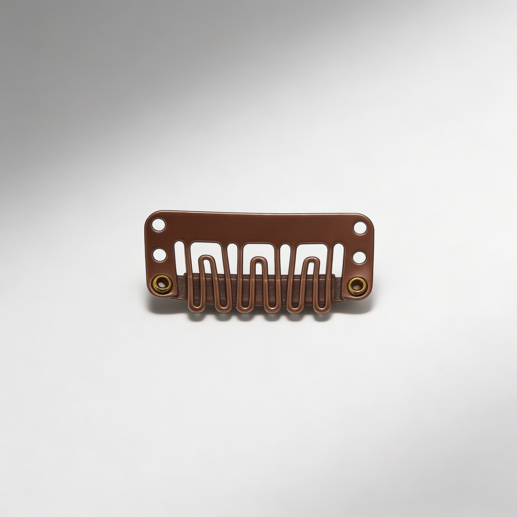 Haarwerkzeug Clip  Farbe Braun