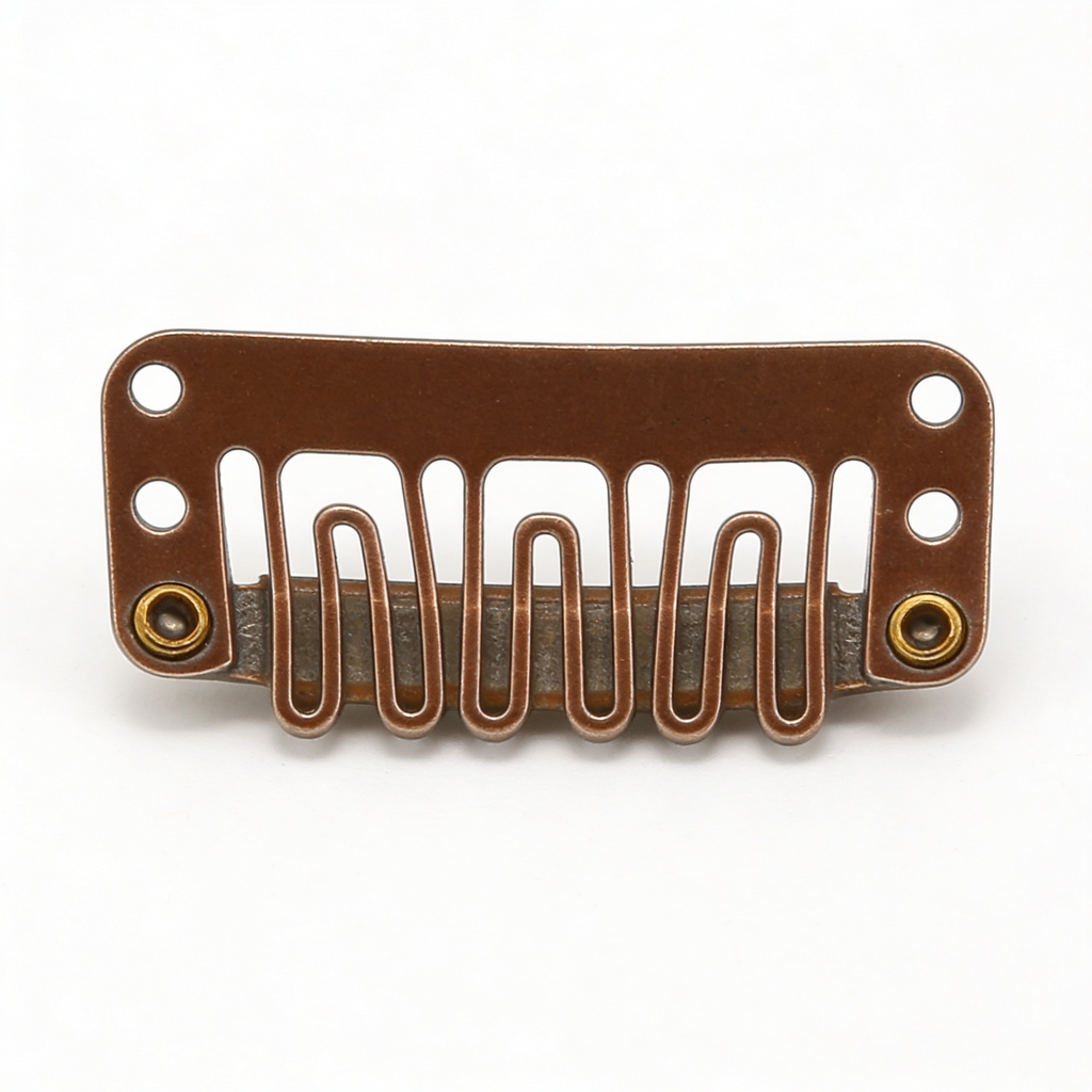 Haarwerkzeug Clip  Farbe Braun