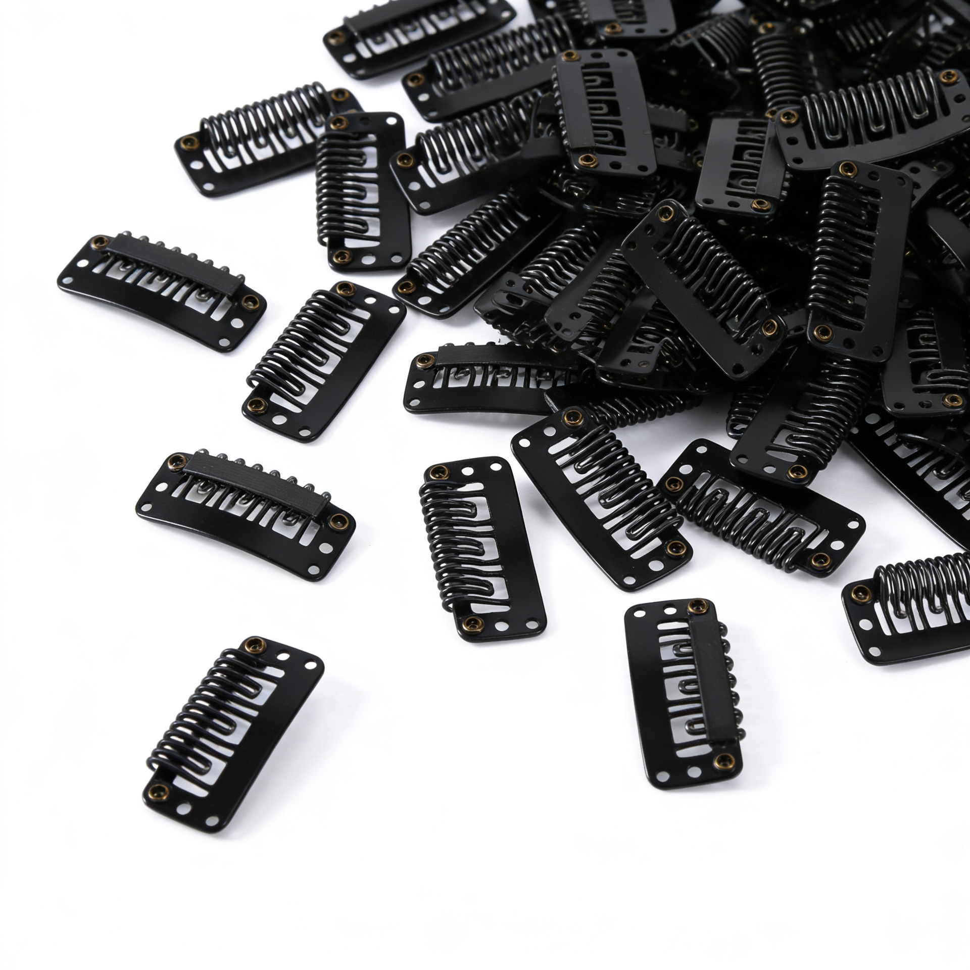 Haarwerkzeug Clip. Farbe Schwarz