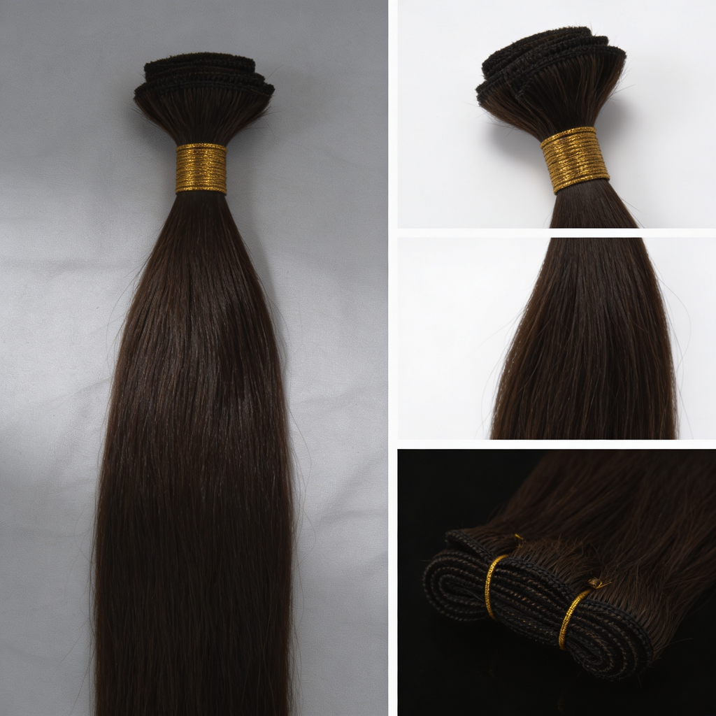 Premium Haartresse #2 natur, Braun